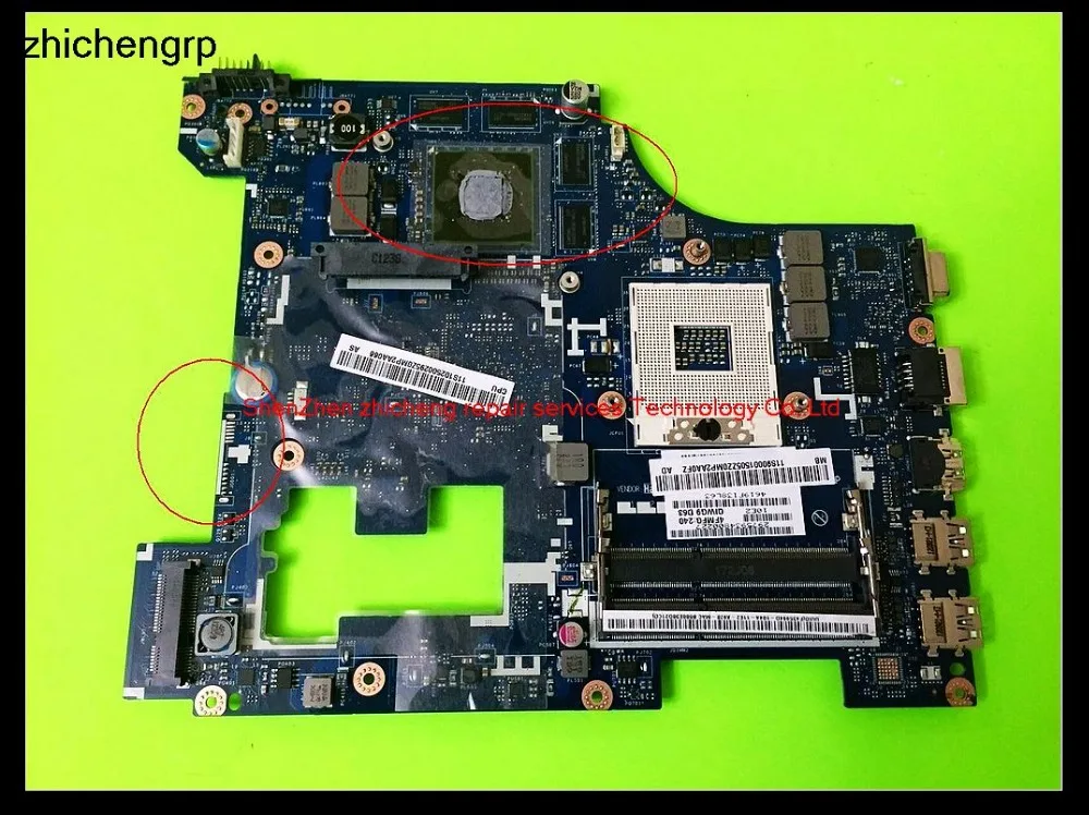 Для ноутбука lenovo G580 11S90001505 DDR3 QIWG5 G6 G9 LA-7981P Дискретная графическая материнская