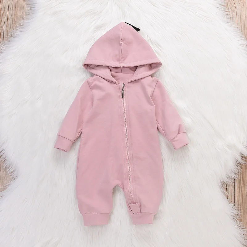 Комбинезон с длинным рукавом для новорожденных из хлопка |