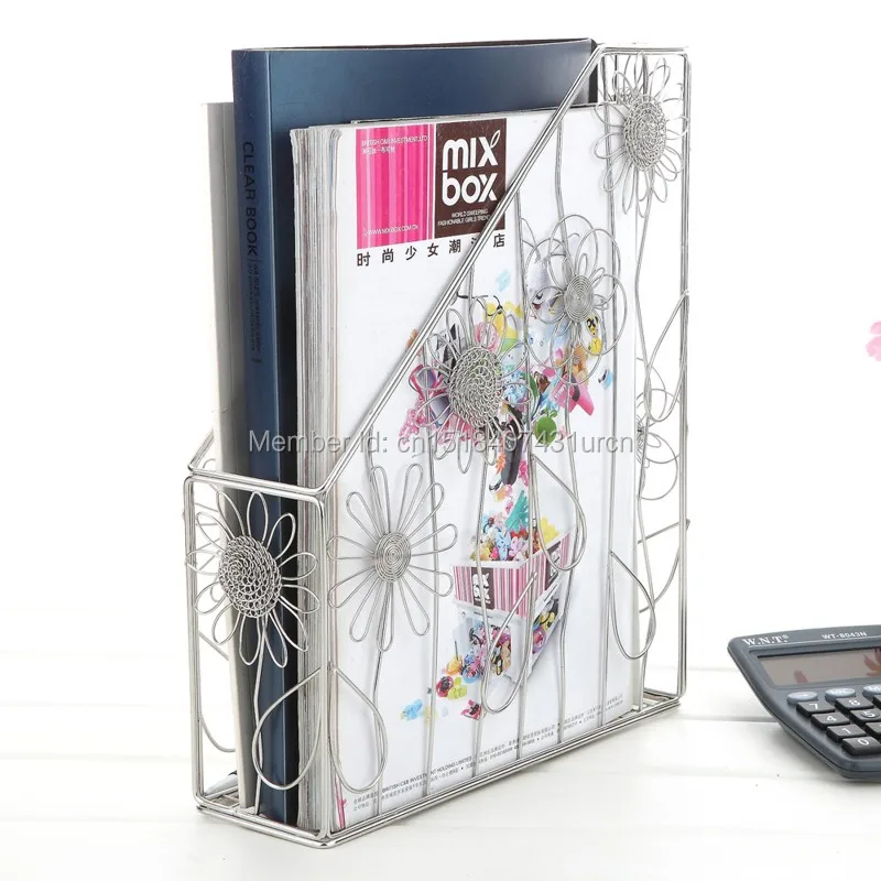 

K2 MAGAZINE FILE BOX/HOLDER TABLETOP/DESK/CUP/STORAGE STAINLESS HAND-MADE ART CRAFTS WEDDING&BIRTHDAY&HOME&OFFICE&GIFT&PRESENT