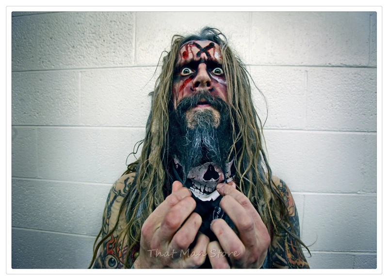 Rob Zombie винтажная Ретро рок группа музыкальная гитара белая крафт бумага плакат