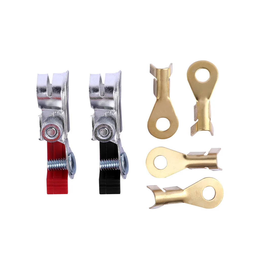 Универсальный автомобильный аккумулятор с положительным отрицательным зажимом