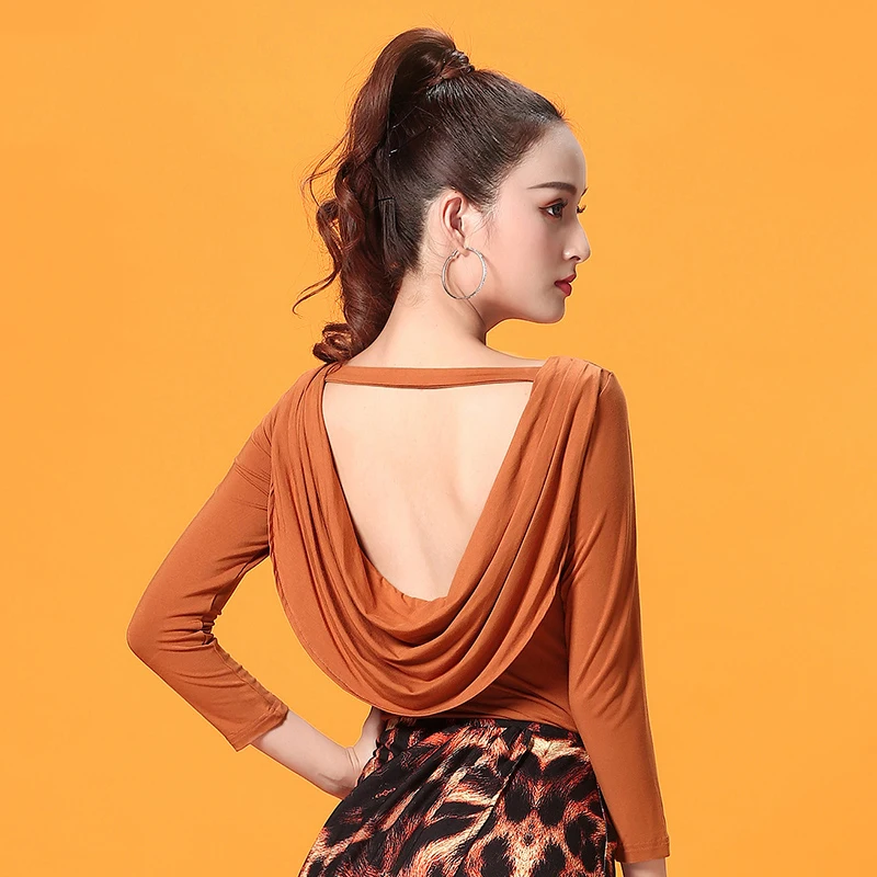 Латинские танцы топ сексуальный спинки Самба Танго Сальса румба ча Танцы Топы