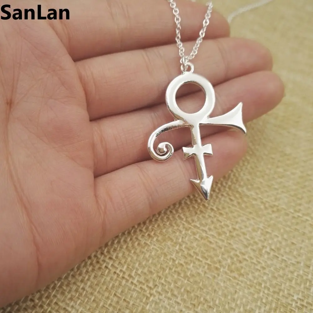 Женское Ожерелье с логотипом Love Prince Memorial минимализм певица ожерелье 45 + 5 см