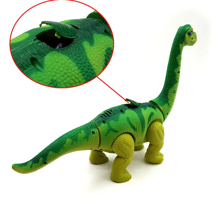 Большой пластиковый динозавр игрушки для прогулок электронный подарок девочки