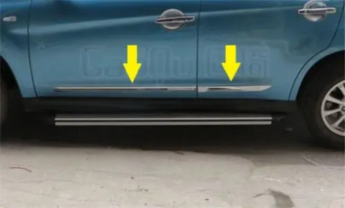 Хромированный боковой молдинг двери для Mitsubishi ASX RVR Outlander sport 2010 2011 2012 2013|side molding|door