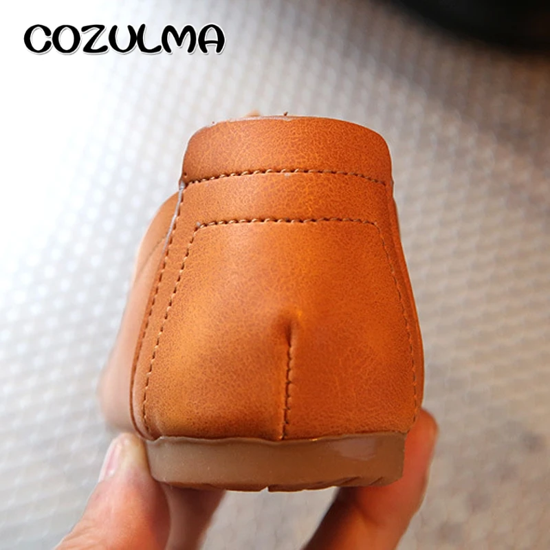 COZULMA Spring Style Kids Shoes For Girls Prinecss Children Flat Sneakers Casual Leather High Quality | Детская одежда и обувь