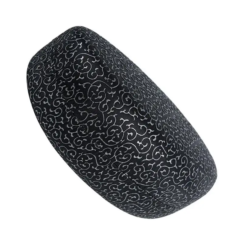 Большой раскладушка филигранный рельефный Твердый Чехол для очков черный и