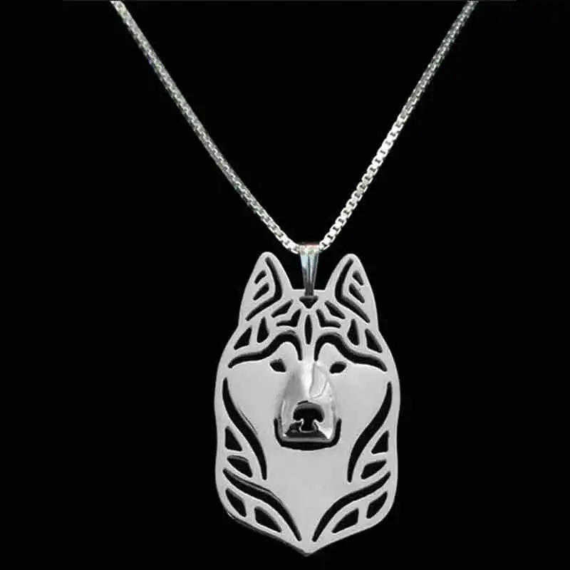 Ожерелье с подвеской для собак Siberian Husky 10 шт. женские цветные ажурные украшения в