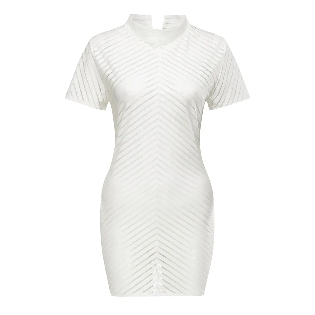 Бесплатная страусиное женское платье сексуальное однотонное с вырезом коротким