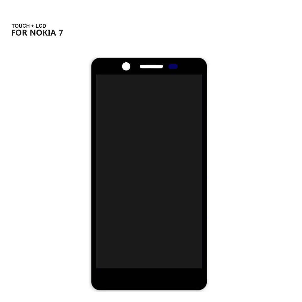 Бесплатная доставка для Nokia 7 сенсорный экран стеклянная панель дигитайзер