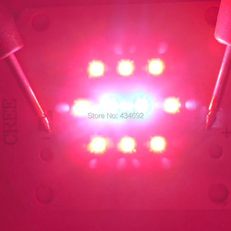 30W Cree XPE XP E Led Bulb Blue 470nm (2PCS) + Red 620 630nm (8PCS) Mix Color Multichip LED Plant Grow Light DIY Emitter 24 26V 1000MA лампа