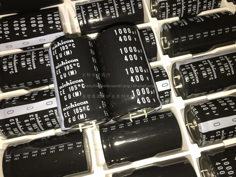 2018 Rushed Bolsa комплект 5 шт Nichicon Nic 400v1000uf для аудио-электролитический конденсатор с