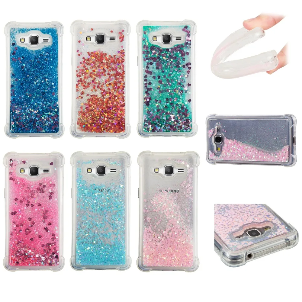 Cases for Galaxy J2 PRIME J3 J5 J7 Quicksand Case Back Cover Anti-knock Samsung |