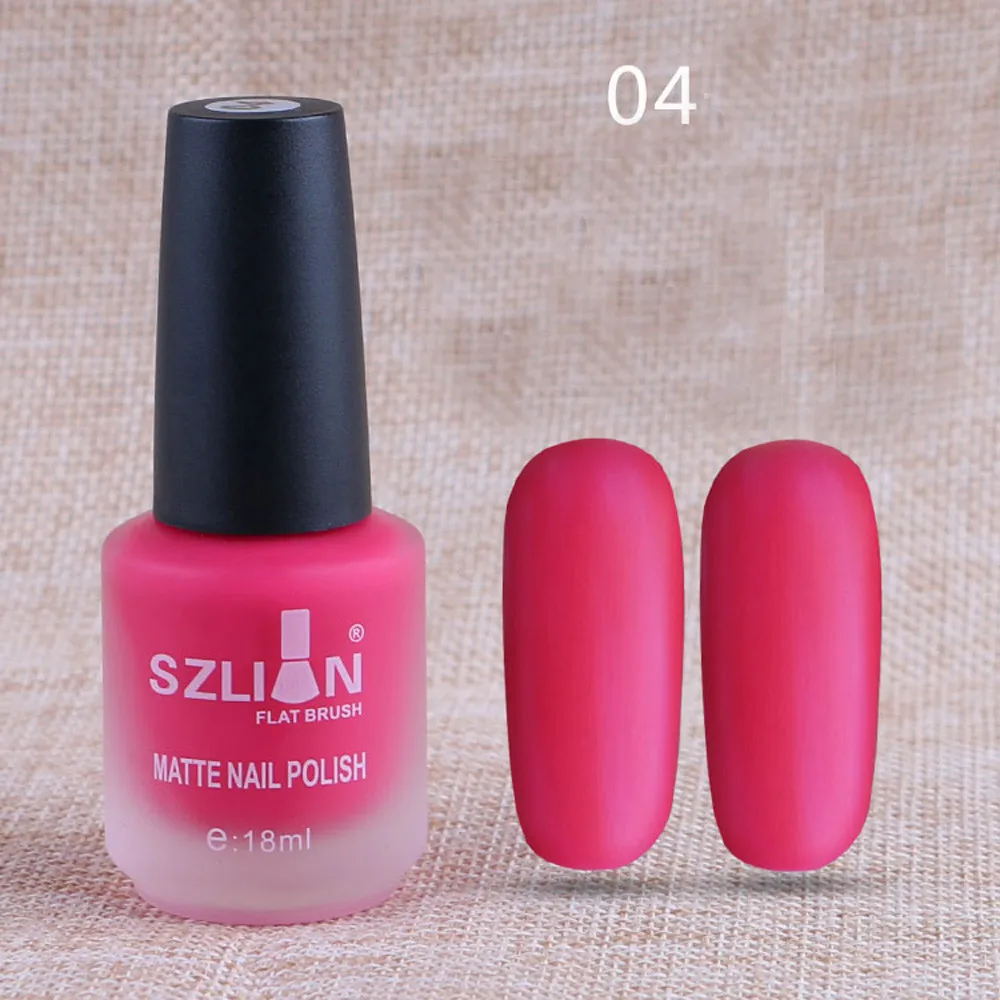 OUTTOP 18 мл матовый тусклый лак для ногтей Быстросохнущий стойкий гель Прямая поставка JAN18|matte nail polish|nail art mattnail