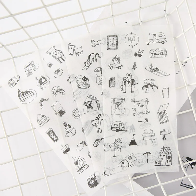 6 шт. новые милые наклейки DIY для индекса телефона|stickers diy|stickers stickersstickers planner |
