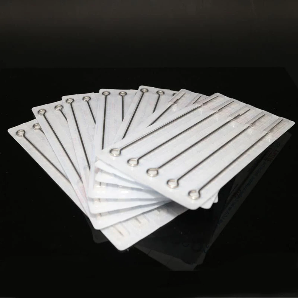 10 шт. стерилизованные тату иглы размеры 3RL 5RL 7RL 9RL 11RL круглый вкладыш хорошее