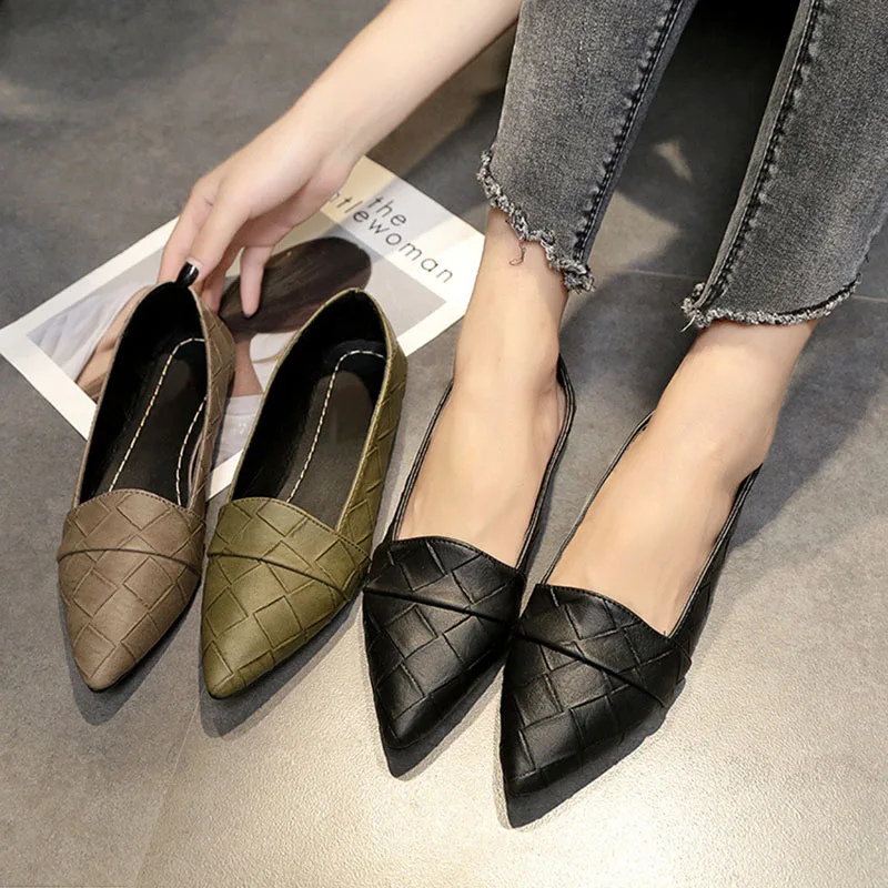 Bailehou женские туфли с острым носком на плоской подошве сандалии без шнуровки