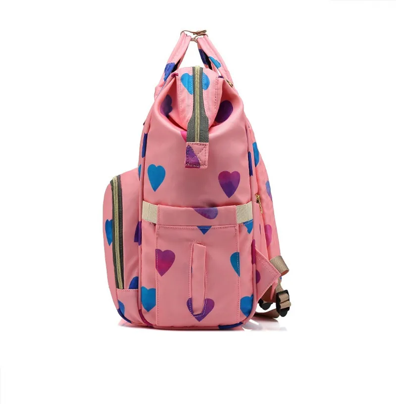 Цветастый рюкзак для мамы и ребенка большой емкости модный путешествий с принтом