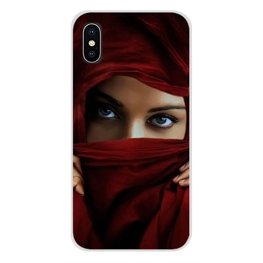 Аксессуары Чехлы для телефона Motorola Moto X4 E4 E5 G5 G5S G6 Z Z2 Z3 G3 G2 C Play Plus Arab Woman With Niqab Face Eye |