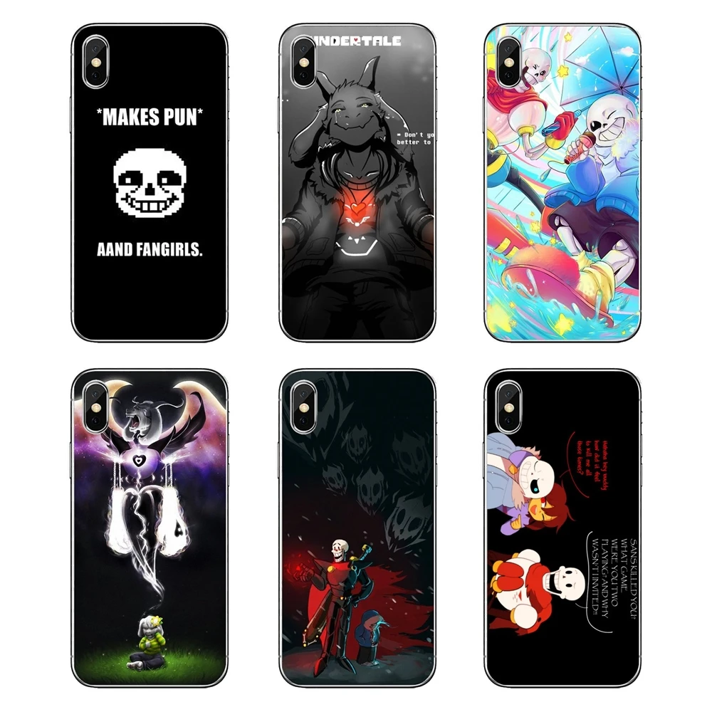 Игра Undertale каламбуры фотографии геометрические фигуры для samsung Galaxy A5 A6 A7 A8 A9 J4 J5 J7 J8