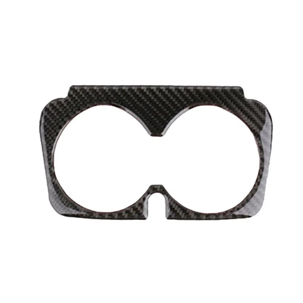 

BBQ@FUKA Carbon Fiber Car Interior Water Cup Holder Cover Trim Fit For Benz C Class C200L C180L 2016-2017