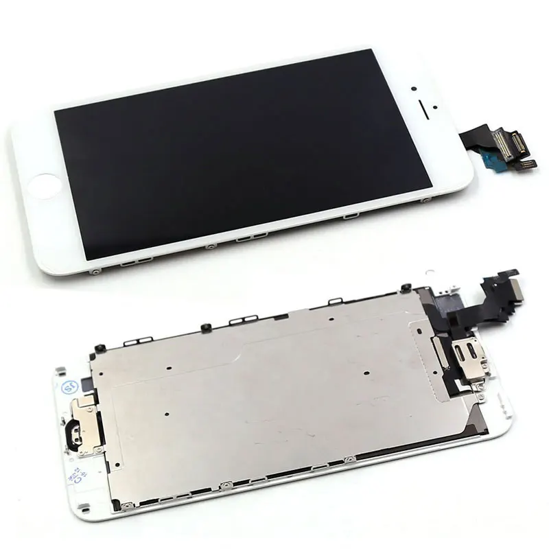 Для iPhone 6S ЖК-дисплей сенсорный экран дигитайзер + кнопка дома фронтальная камера