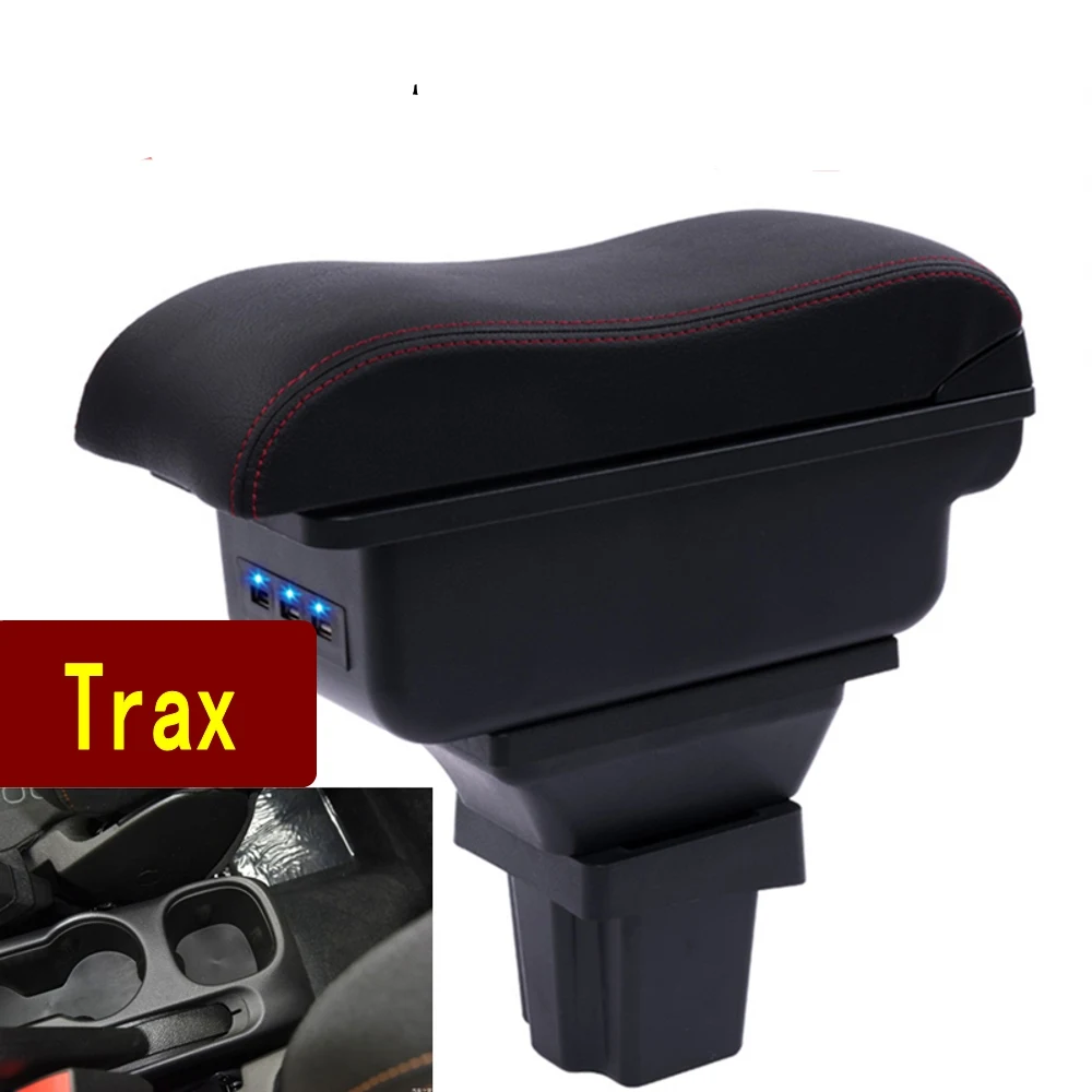 Для Chevrolet Trax подлокотник коробка центральный магазин содержание коробка для хранения с держатель стакана, пепельница продуктов