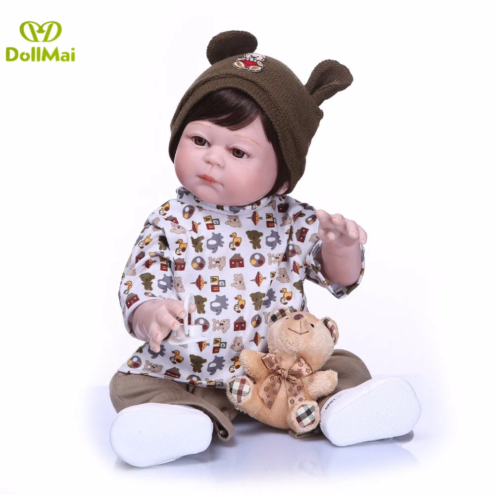 

Кукла-реборн Bebes menino, силиконовая, 20 дюймов, 50 см