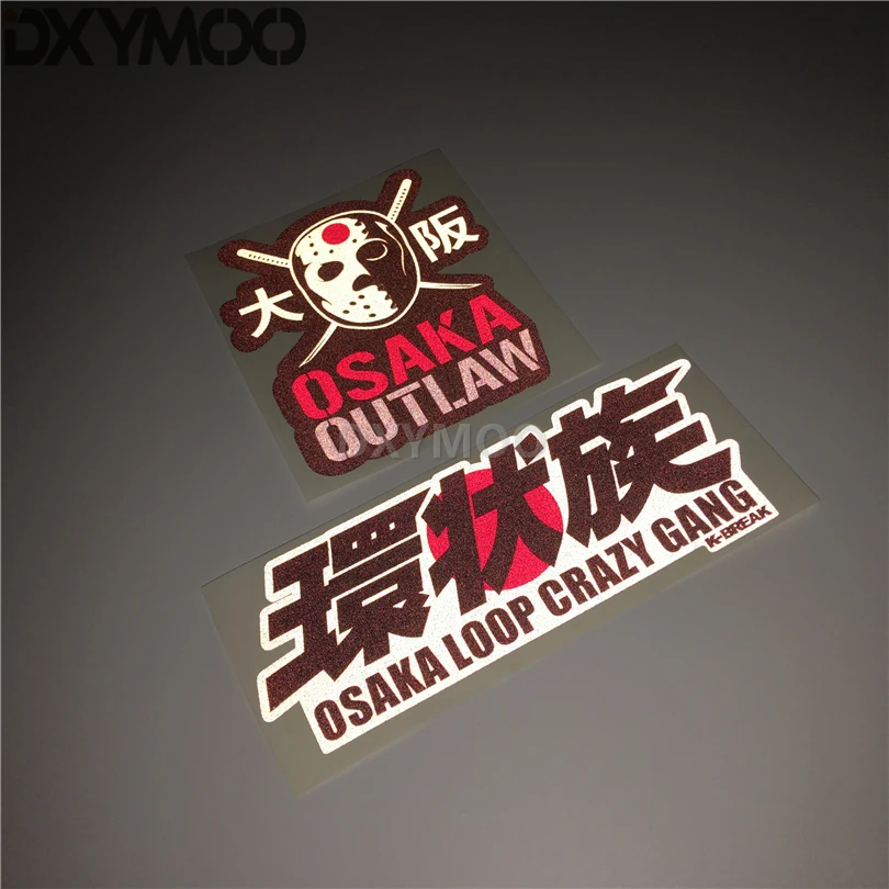Automobile Bike Helmet Laptop Sticker Japanese Osaka Racing Team Loop Family Outlaw Motorbike Decal Car Styling | Автомобили и