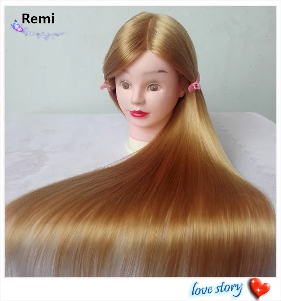 Голова манекена с волосами 24 дюйма искусственная кукла Парикмахерская