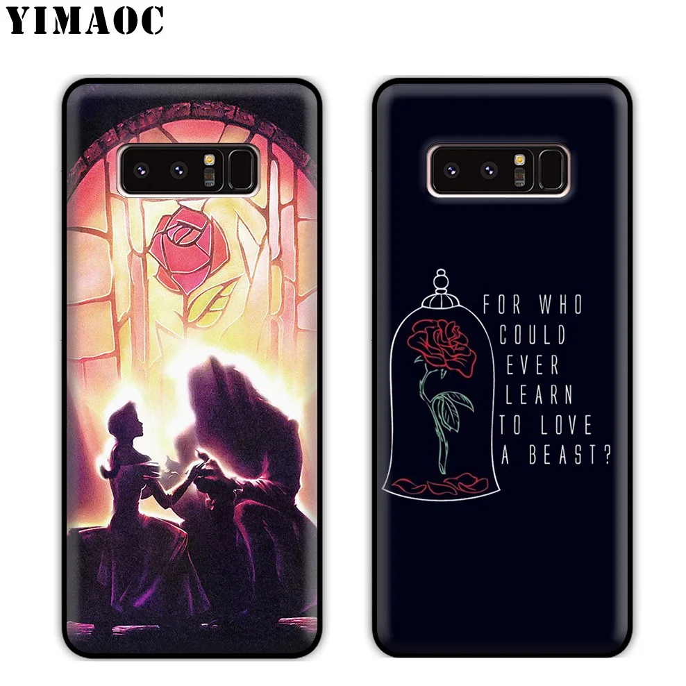 YIMAOC Красавица и Чудовище Мягкий силиконовый чехол для телефона samsung Galaxy Note 10 плюс