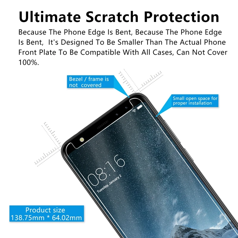 5 шт./лот закаленное Стекло для Leagoo M9 дюймов Экран протектор Защитная пленка |