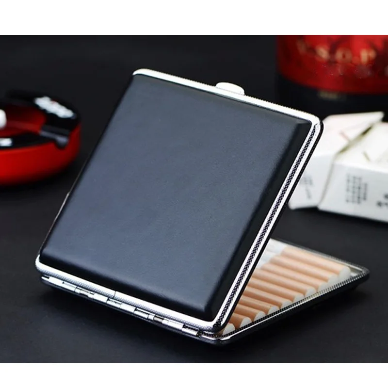 Metal Frame Faux Leather