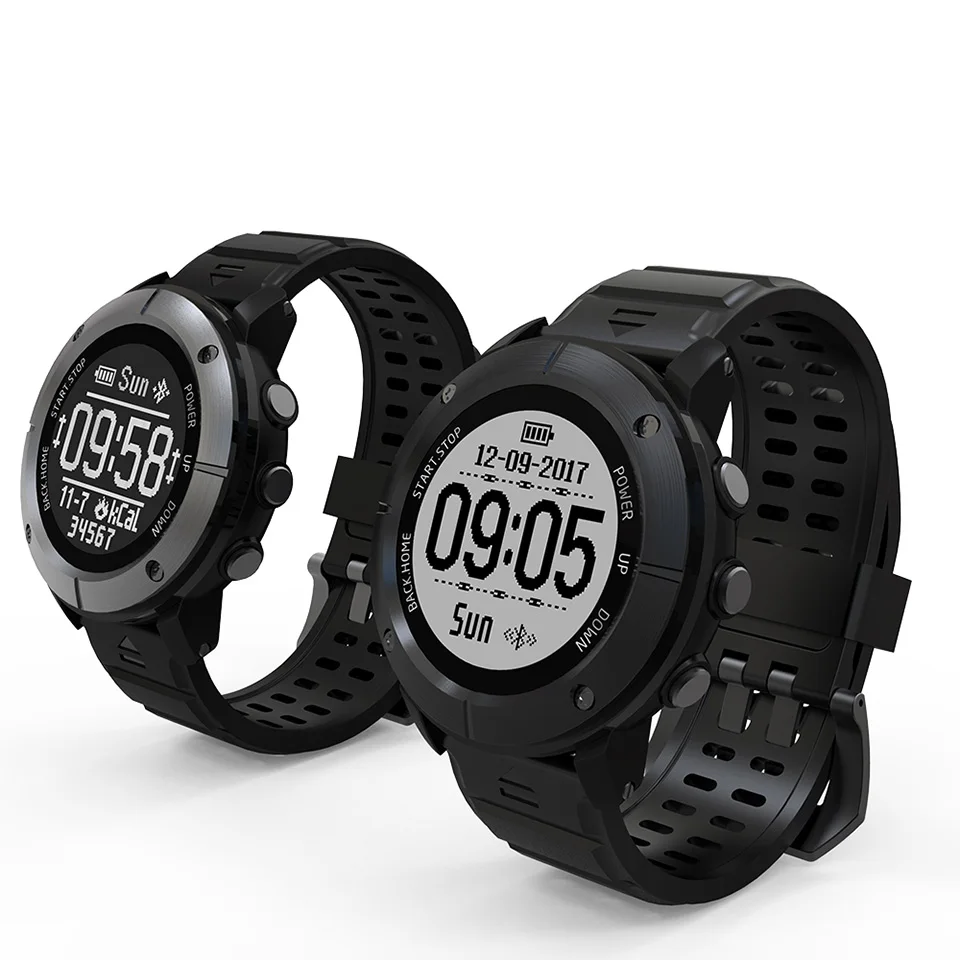Смарт-часы TimeOwner UW80C E-ink, gps, пульсометр, водонепроницаемые, мульти спортивный режим, компас, gps, возврат, круиз, SOS, наручные часы