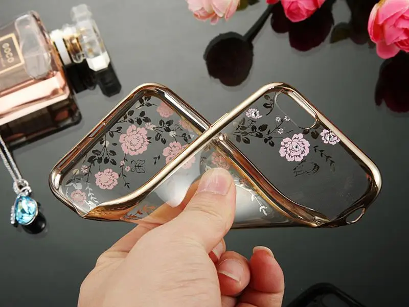 Чехол для iPhone 11 Pro Max 2019 5S 6 6S 7 8 Plus X XR XS Роскошный прозрачный мягкий чехол из ТПУ с