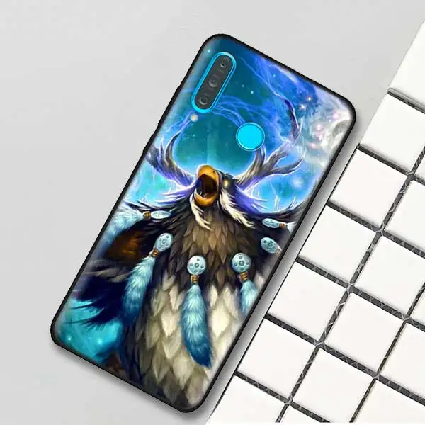 Черный силиконовый чехол для huawei P30 P20 P10 mate 20 10 Nova 5 5i Lite Pro P Smart+ Z Shell Wows World of Warcrafts