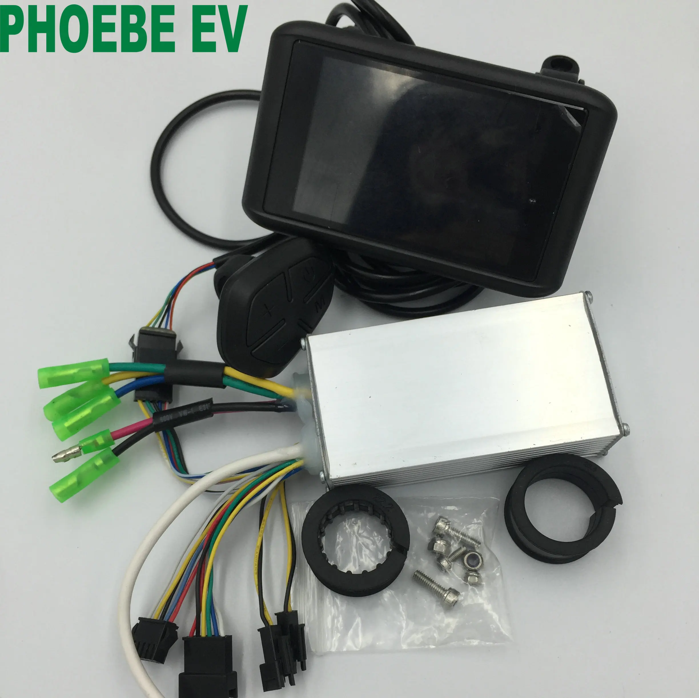 Цветной TFT ЖК-дисплей 24v36v48v52v60v72v ips экран вертикальный/горизонтальный средний тип+ контроллер Электрический велосипед Скутер mtb части