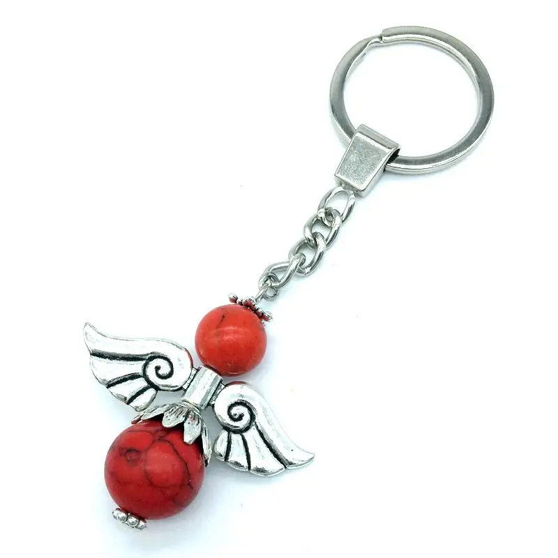 Модный камень кулон брелок подарок ангела бусина цветной ювелирный мешок