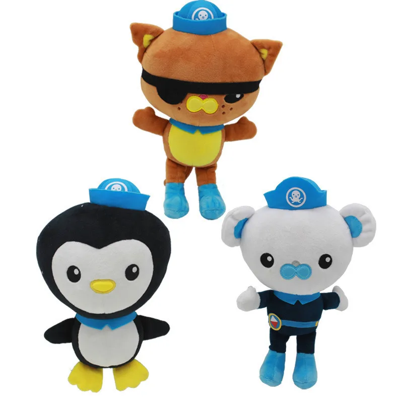 Octonauts Captain Barnacles Kwazii песо Плюшевые игрушки мультфильм океан животные куклы дети