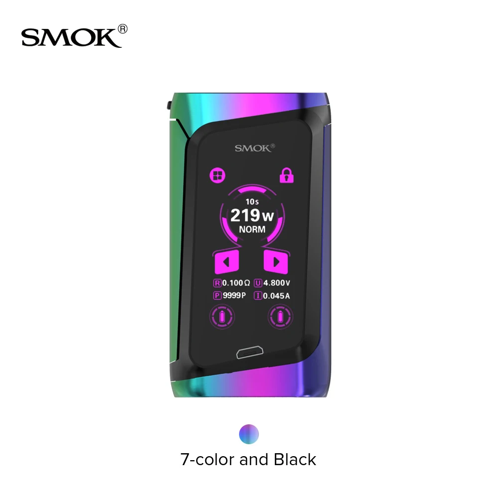 Smok Morph 219 мод 219 Вт TC бокс мод 0,001 s Скорость Стрельбы нет 18650 батарея подходит 6 мл TF2019 Танк против X-Priv мод