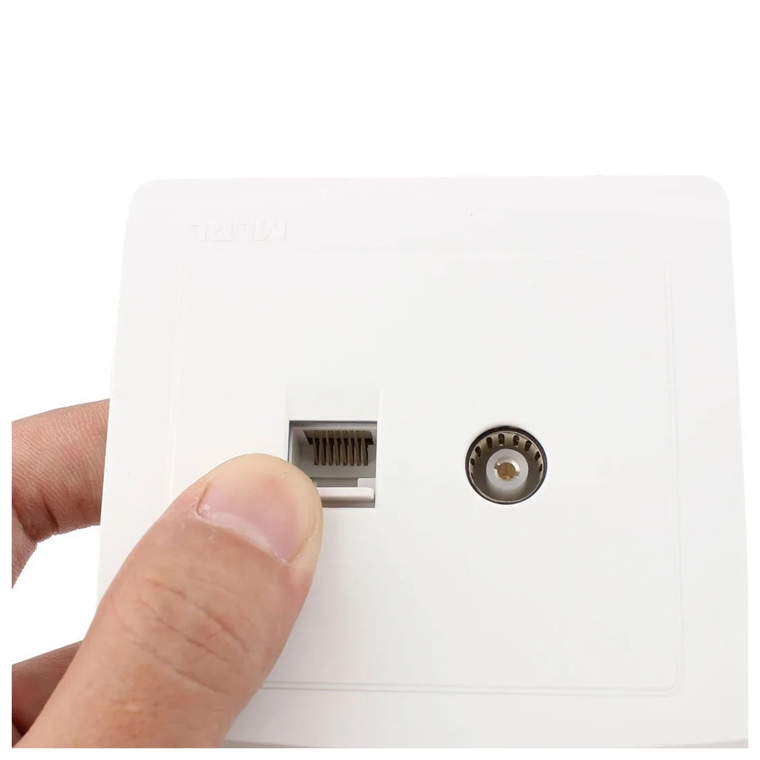 Пластина настенная вилка компьютерный кабель PAL TV Jack RJ45 пластиковый винт