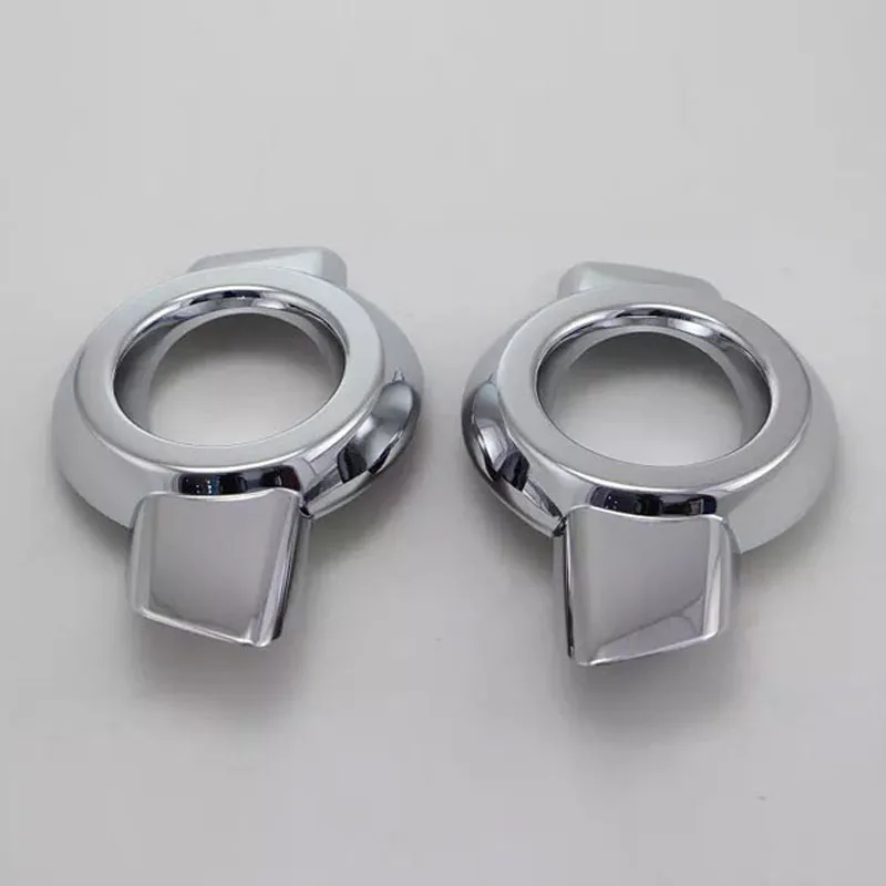 

For Renault Kwid 2016 2017 LHD Auto Parts ABS Chrome Front Foglight/Fog Lamp Cover Auto Accessories