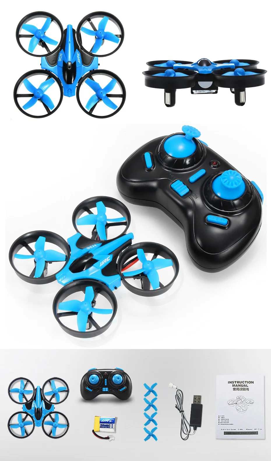 JJRC H36 мини Drone Quadcopter 3D флип Безголовый режим один ключ возвращение вертолет дроны VS JJRC H8 Mini Дрон best игрушки для детей