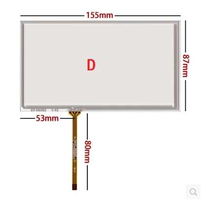 TM062RDH03/02 TM062RDS01 Новый 6 2 дюймовый сенсорный экран 155*88 HSD062IDW1 A20 A00 155 мм * 88 мм|inch touch