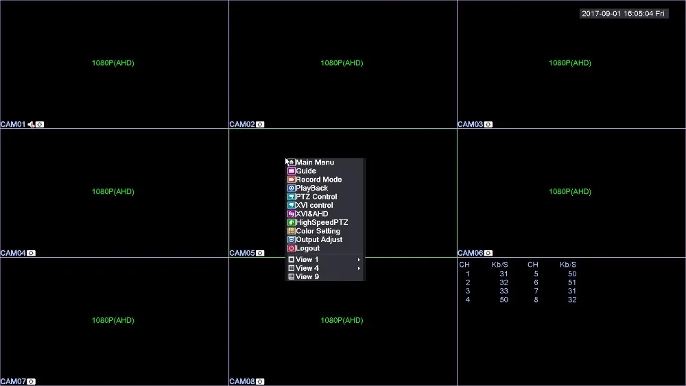 5 в 1 8 каналов 1080N аналоговые Камера видео Регистраторы доска 8CH DVR Hybrid NVR доска для 2MP аналоговый AHD CVI TVI IP Камера