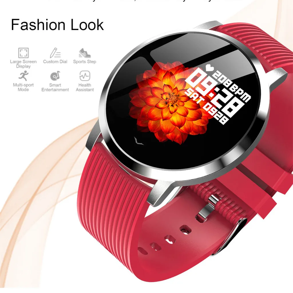 Beautyss LV09 Bluetooth монитор сердечного ритма кровяного давления Смарт-часы спортивные фитнес-трекер Смарт amazfit bip для Android IOS