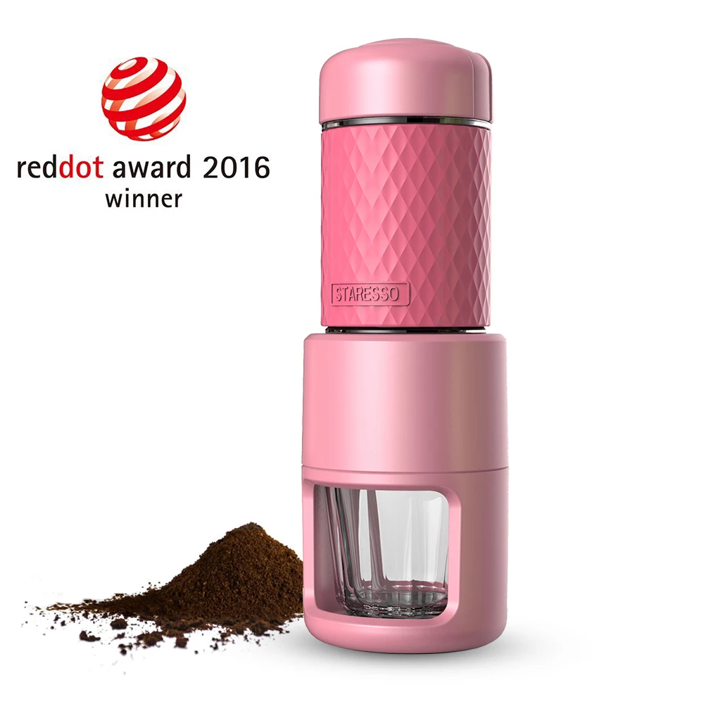 STARESSO Фирменная Новинка розовый Мульти Функция руководство Кофе фасоли машина