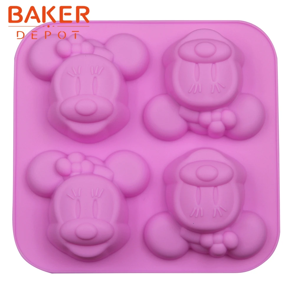 Силиконовая форма для выпечки торта с 4 отверстиями|cake mold|pudding moldsilicone cake mold |