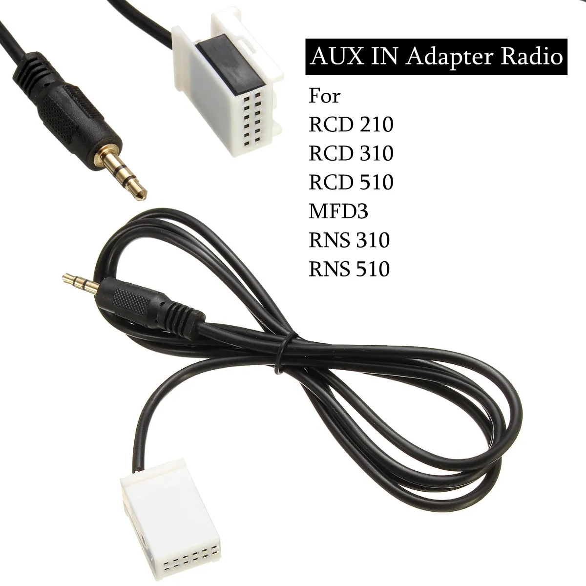 

Автомобильный USB 3,5 мм AUX адаптер Радио MP3 плеер кабель для VW/RCD210 310 510 MFD3 RNS 310 RNS 510 серии