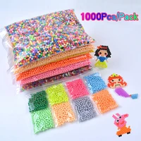 1000pcs 5mm water magic beads perlen water spray water 24 colors hama beads children kids educational toys puzzles accessories
